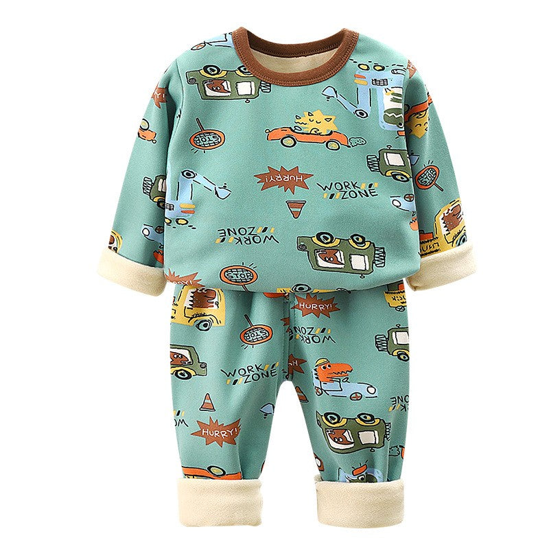 Work Zone Green Fleece Co-Ord Set