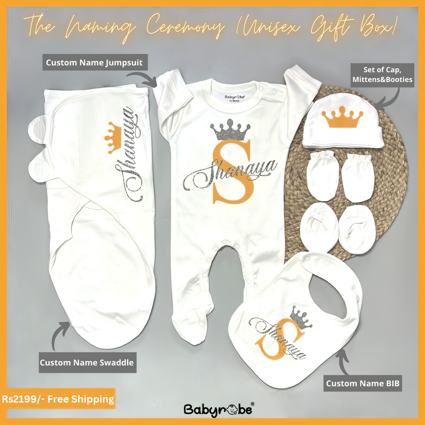 "Cute baby romper with a custom graphic and soft cotton fabric"