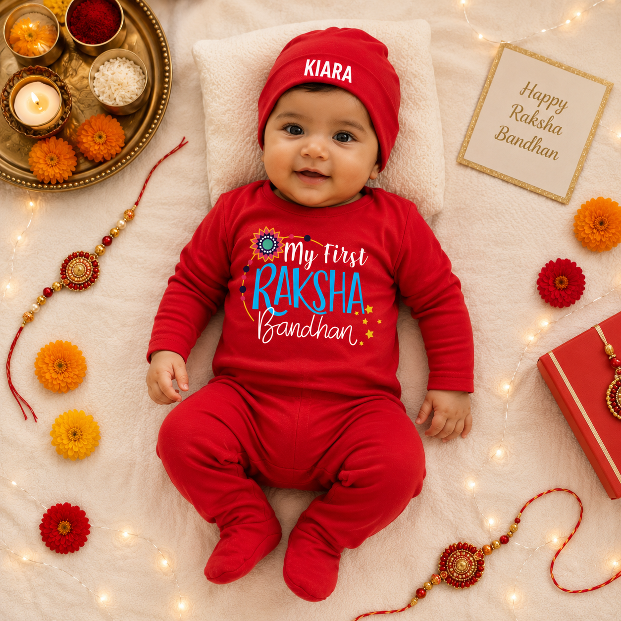 My First Raksha-Bandhan (Jumpsuit Set)