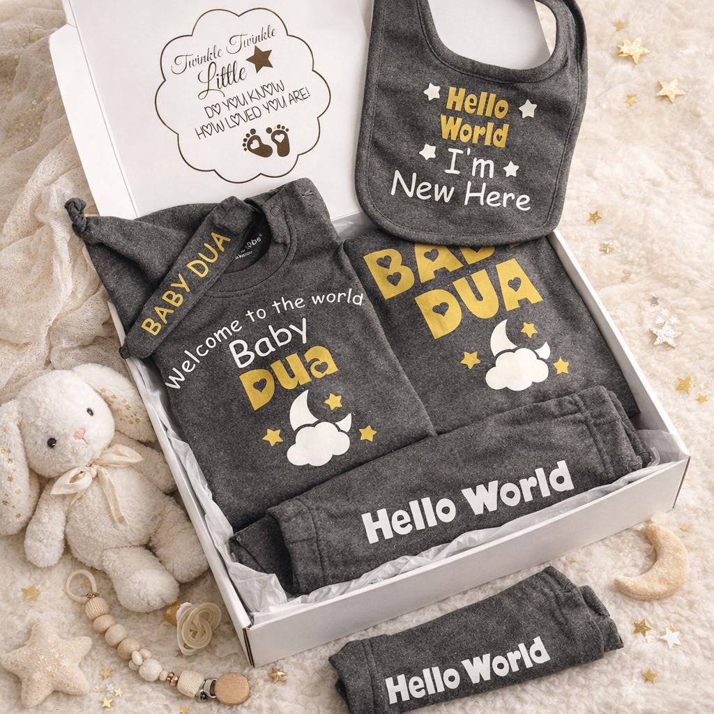 Welcome To The World Custom Name Gift Box