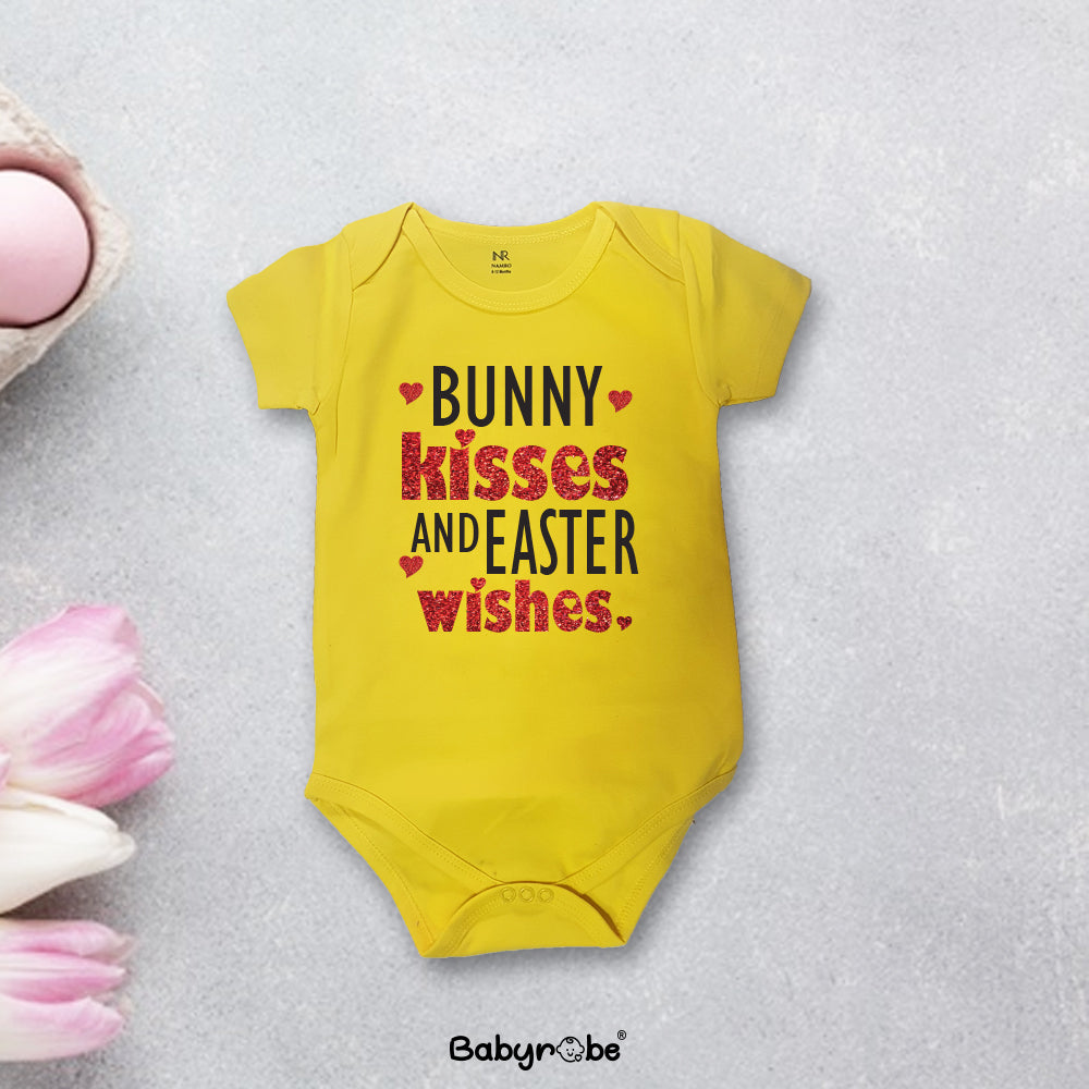 "Celebrate Easter with a personalized baby onesie."