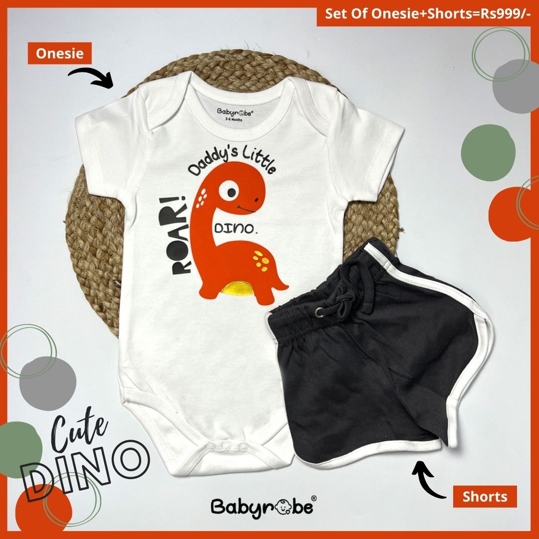 Daddy's Little Dino (Onesie+Shorts)