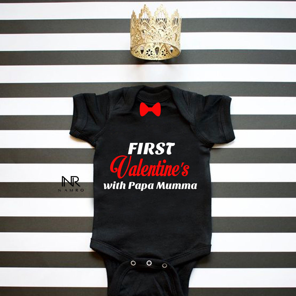 "Soft and comfortable baby onesie with custom name ."