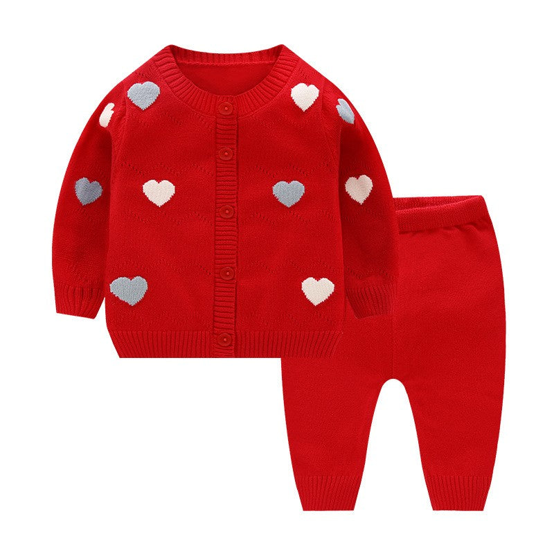 Heart Beat Red Co-Ord Set