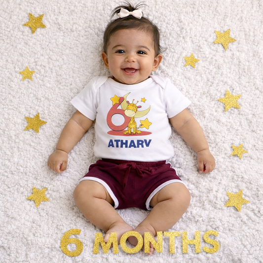 Six Months Old Onesie+Shorts