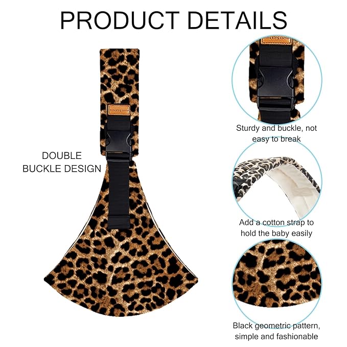 Leopard Luxe Sling (Baby Carrier)