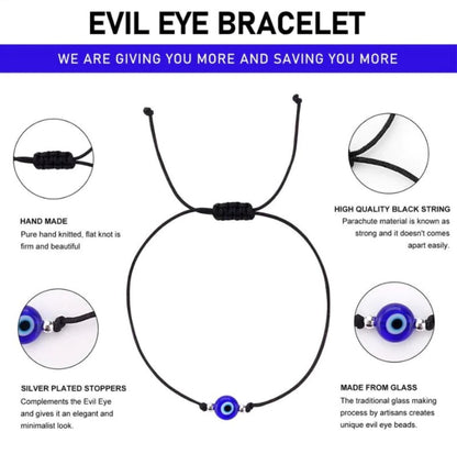"Soft baby evil eye bracelet."