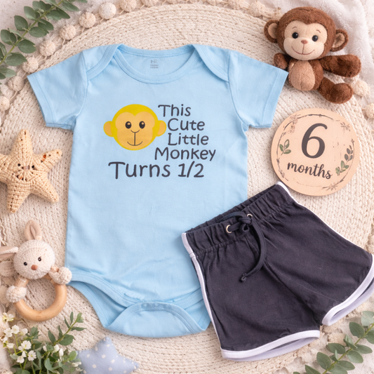 This Cute Little Monkey Turns 1/2