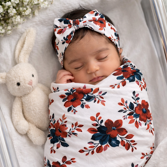 Autumn Bloom Swaddle Set