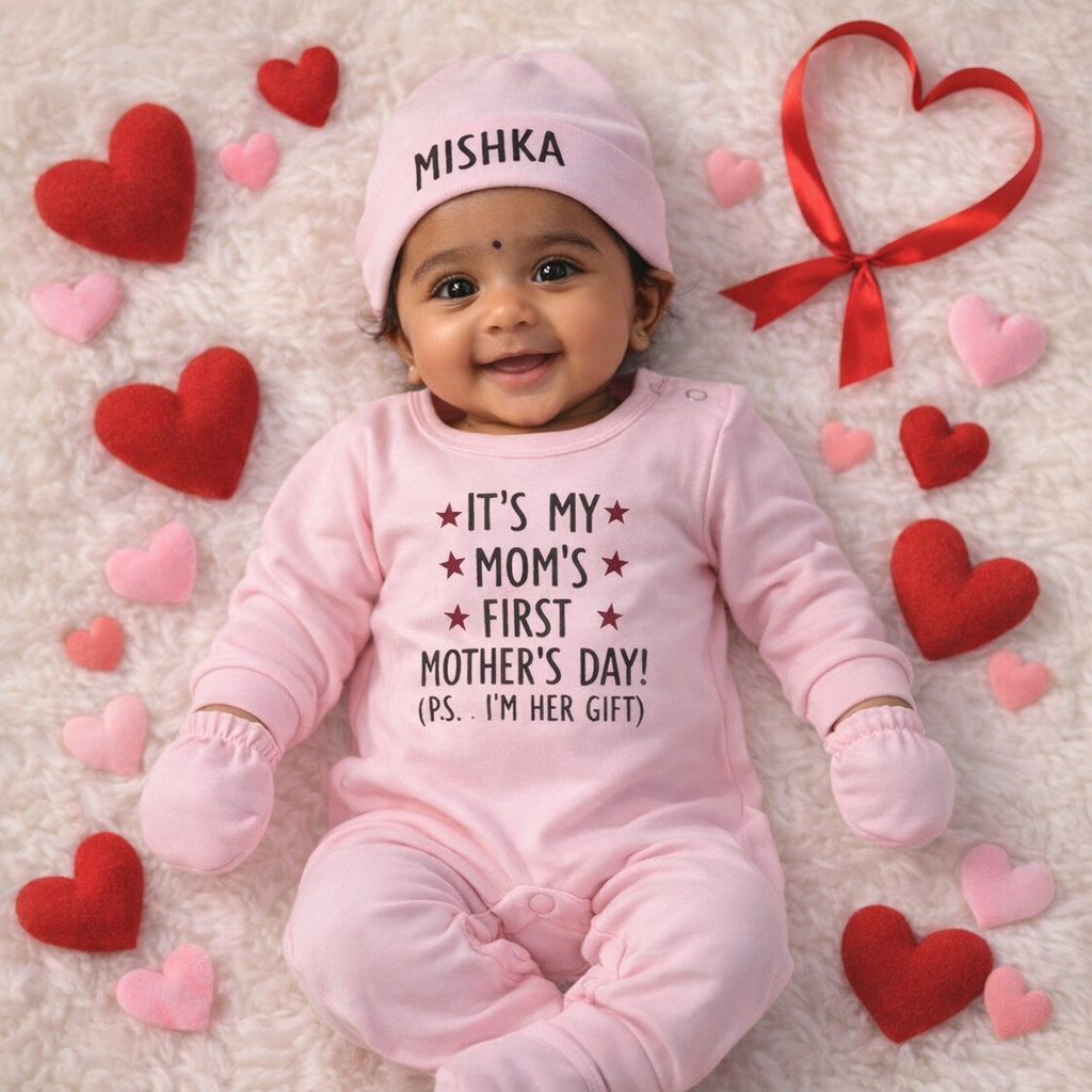 It's My Mom's First Mother's Day  (Jumpsuit Set)