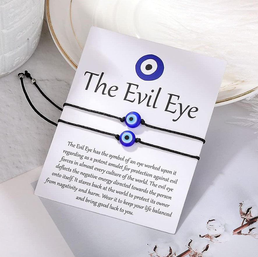 "Cute Soft for baby evil eye bracelet."