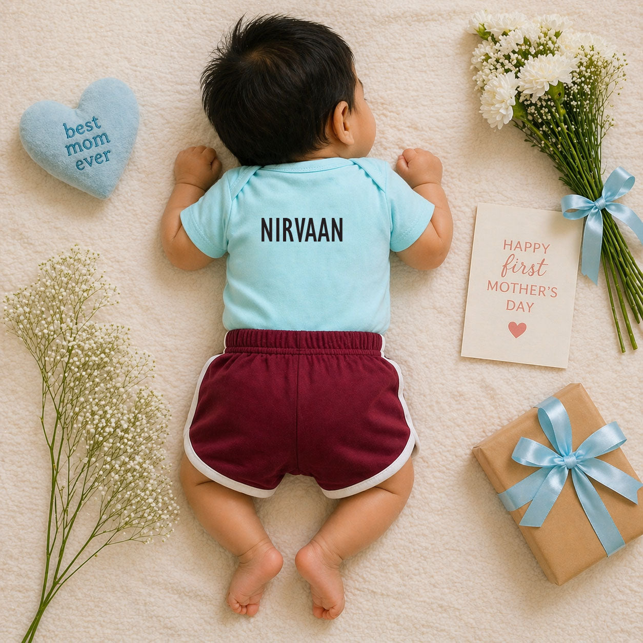 First Mother's Day (Onesie+Shorts)