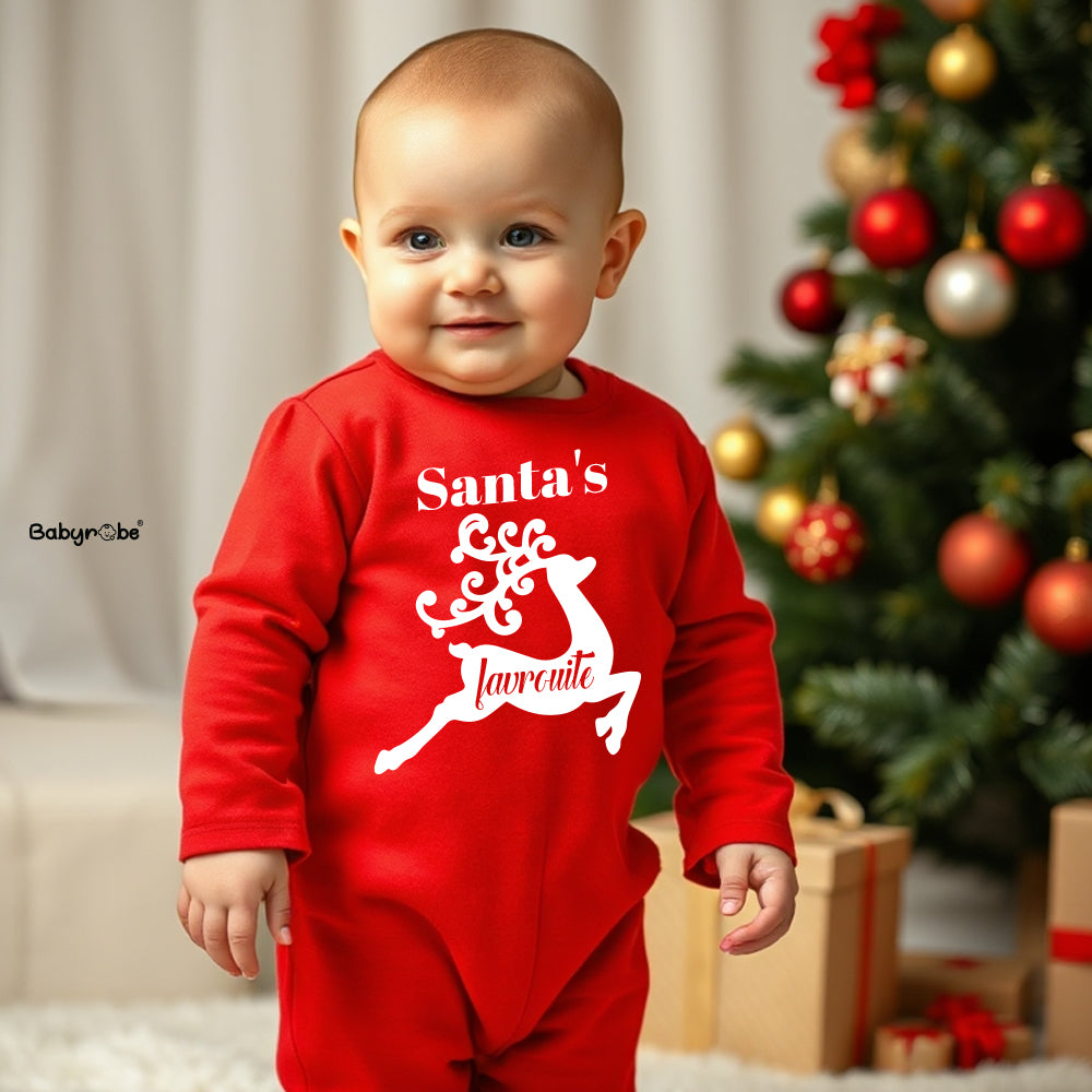 "Newborn onesie,  jumpsuit for your little one, perfect for christmas day ,Cute custom name baby jumpsuit "
