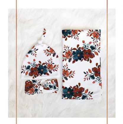 Autumn Bloom Swaddle Set