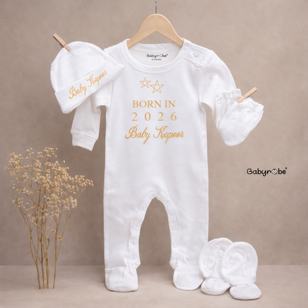 Born In 2026 Custom Name  (Jumpsuit Set)