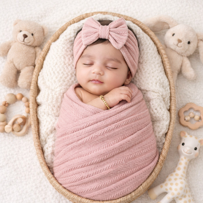 3 piece New Born Swaddle Set