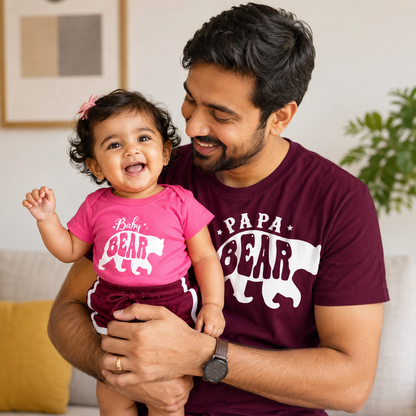 Papa Bear Baby Bear Combo