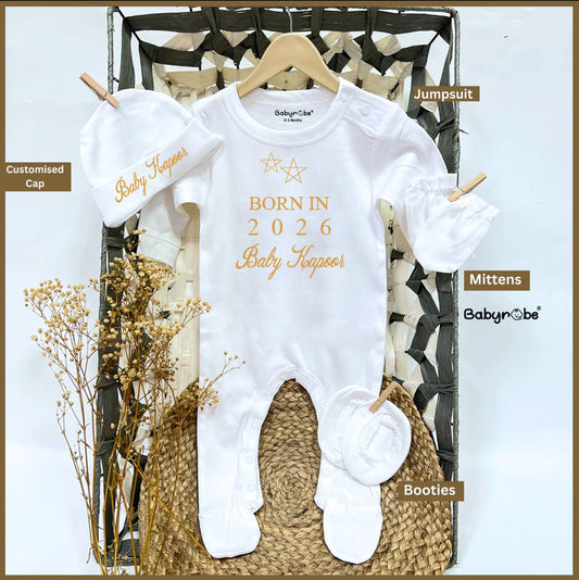 Born In 2026 Custom Name  (Jumpsuit Set)