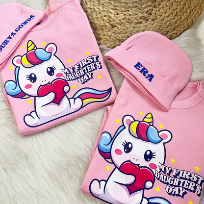 My 1st Daughter's Day Unicorn (Jumpsuit Set)
