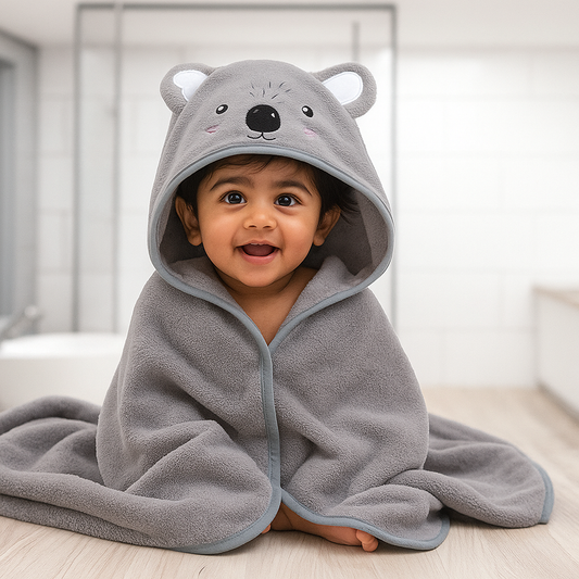 Elephant Hooded Towel (Customise Baby's Name)