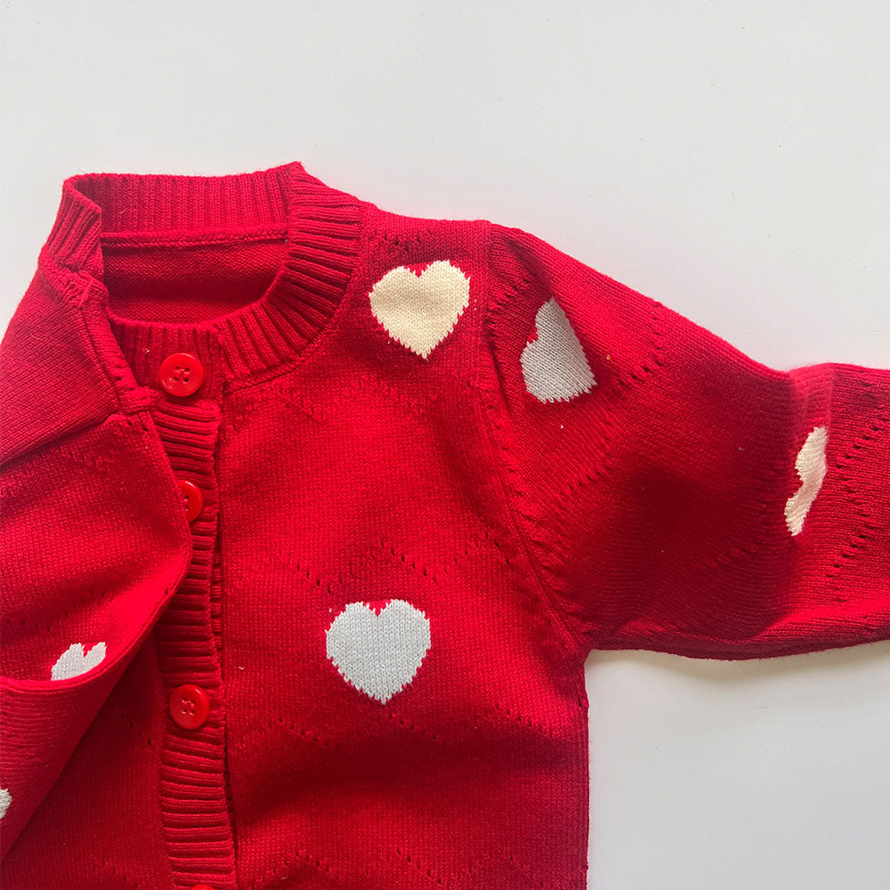 Heart Beat Red Co-Ord Set