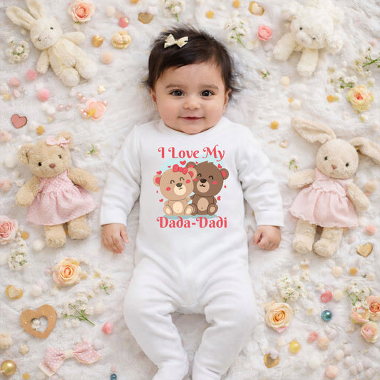 I Love My Dada-Dadi Woollen Jumpsuit