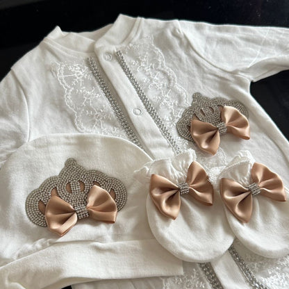 Champagne Bow Luxe Set