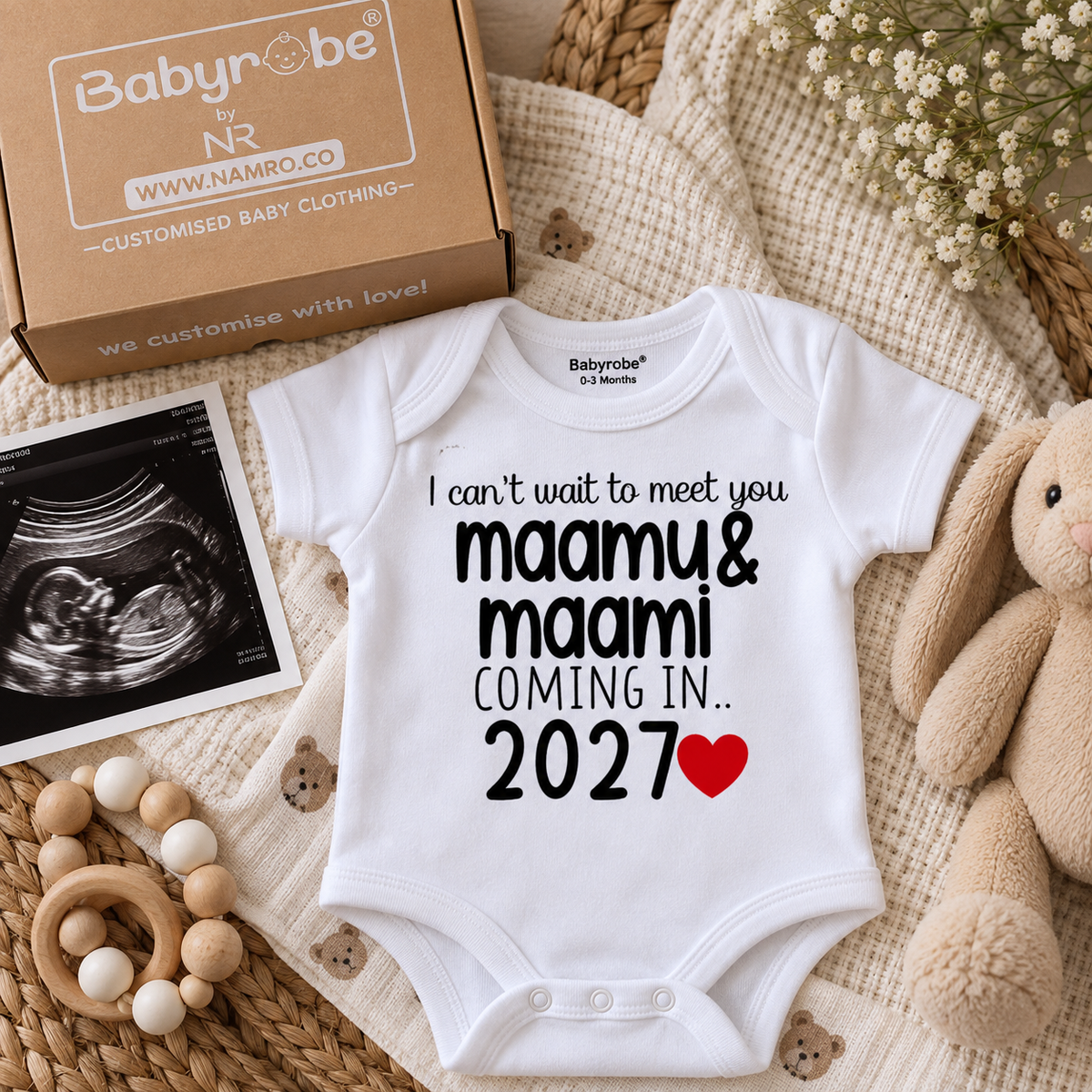 Can't Wait to meet you. Maamu & Maami!