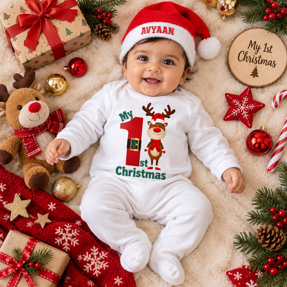 Raindear My 1st Christmas(WITH CAP)