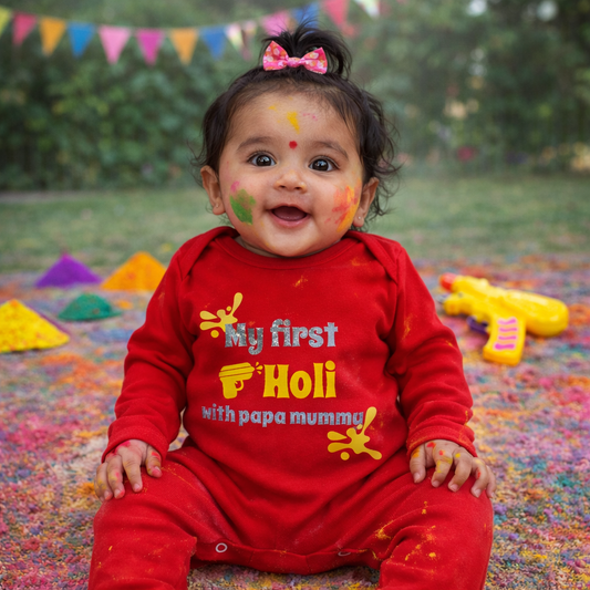 My First Holi With Papa Mumma