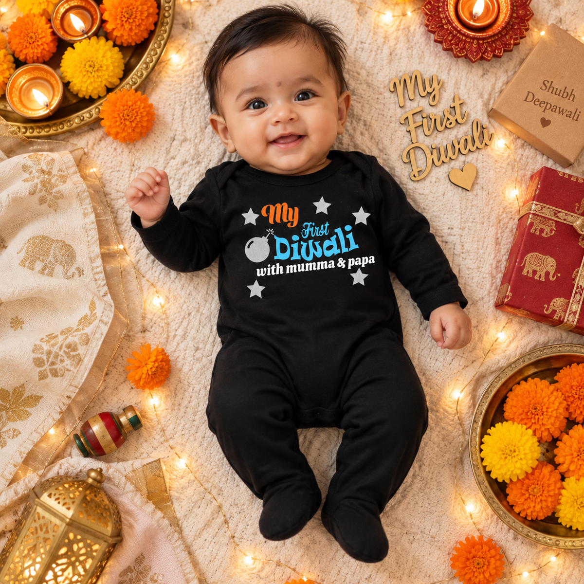 My First Diwali with Mumma and Papa
