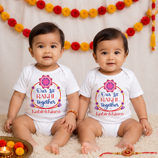 Our First Rakhi Together (Set of 2 Pcs)
