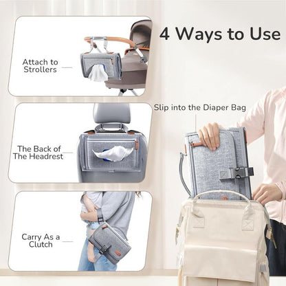 Portable Diaper Changing Mat, Waterproof, Travel Friendly