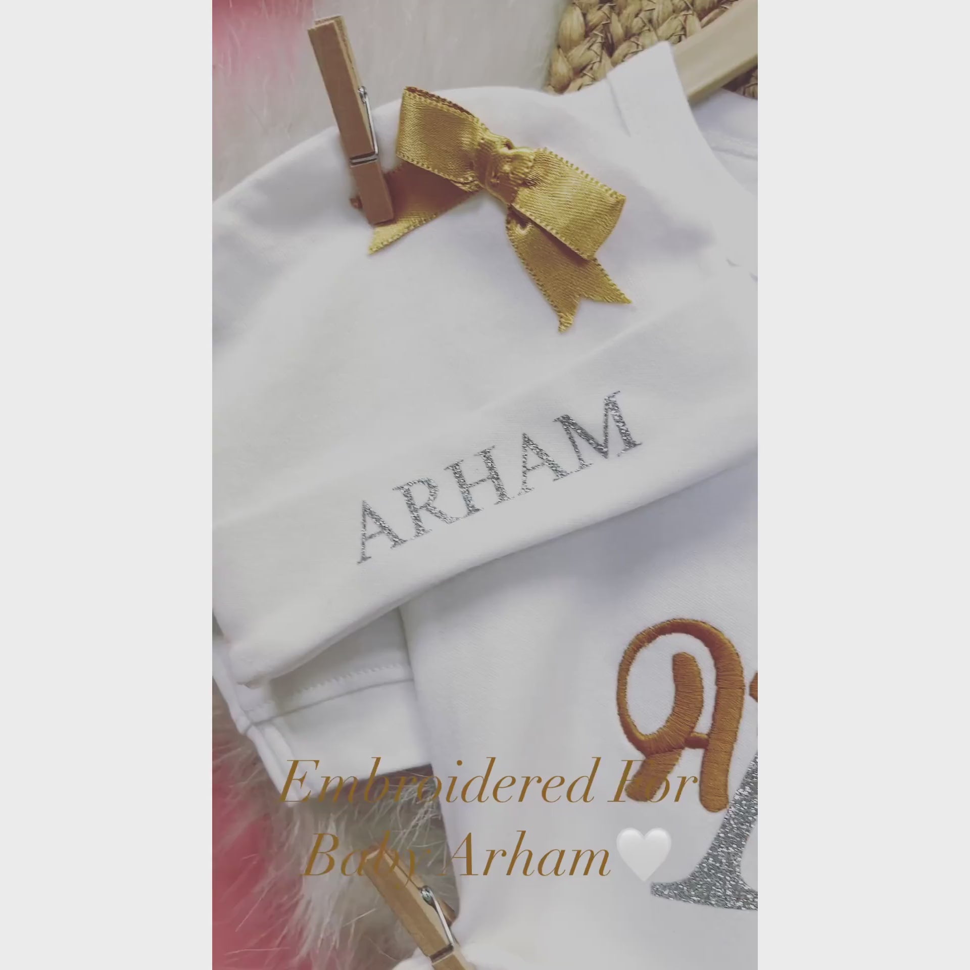 Personalized baby onesie