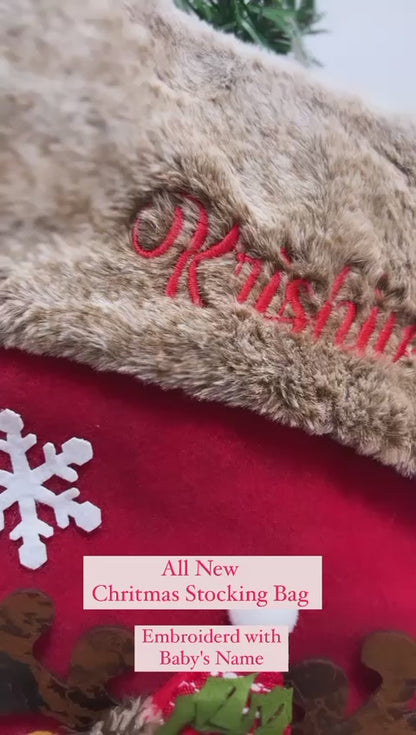 Stocking Bag , customise bag, baby funn bag ,Personalized bag