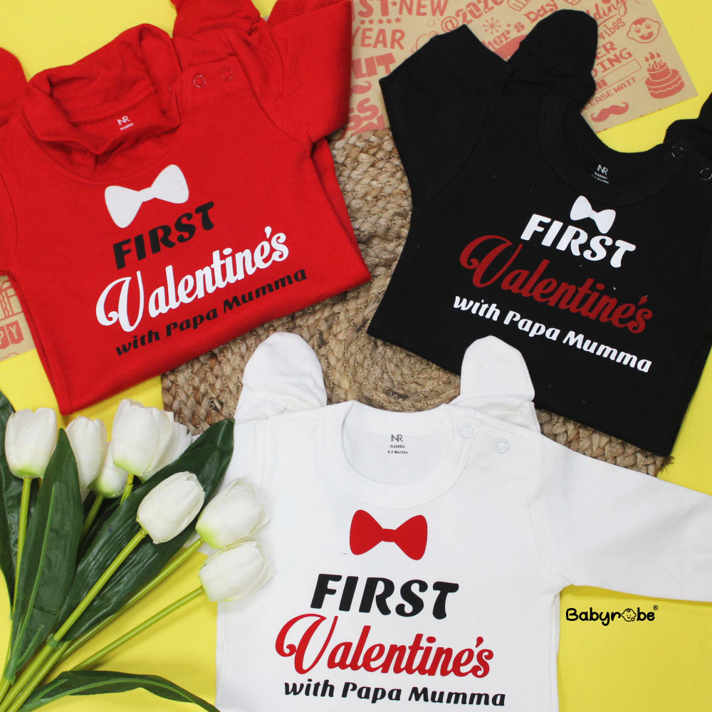 "Sweet custom name weellon jumpsuit for celebrating Valentine."