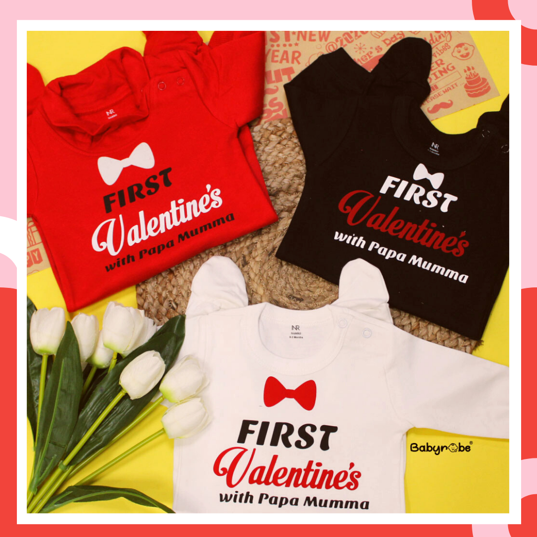 
"Custom name Valentine's Day jumpsuit for your little one."
