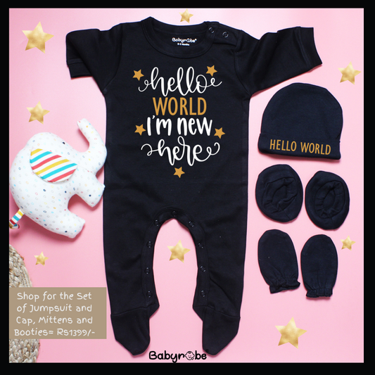 Adorable custom jumpsuit for babies with unique artwork and cozy fit"
