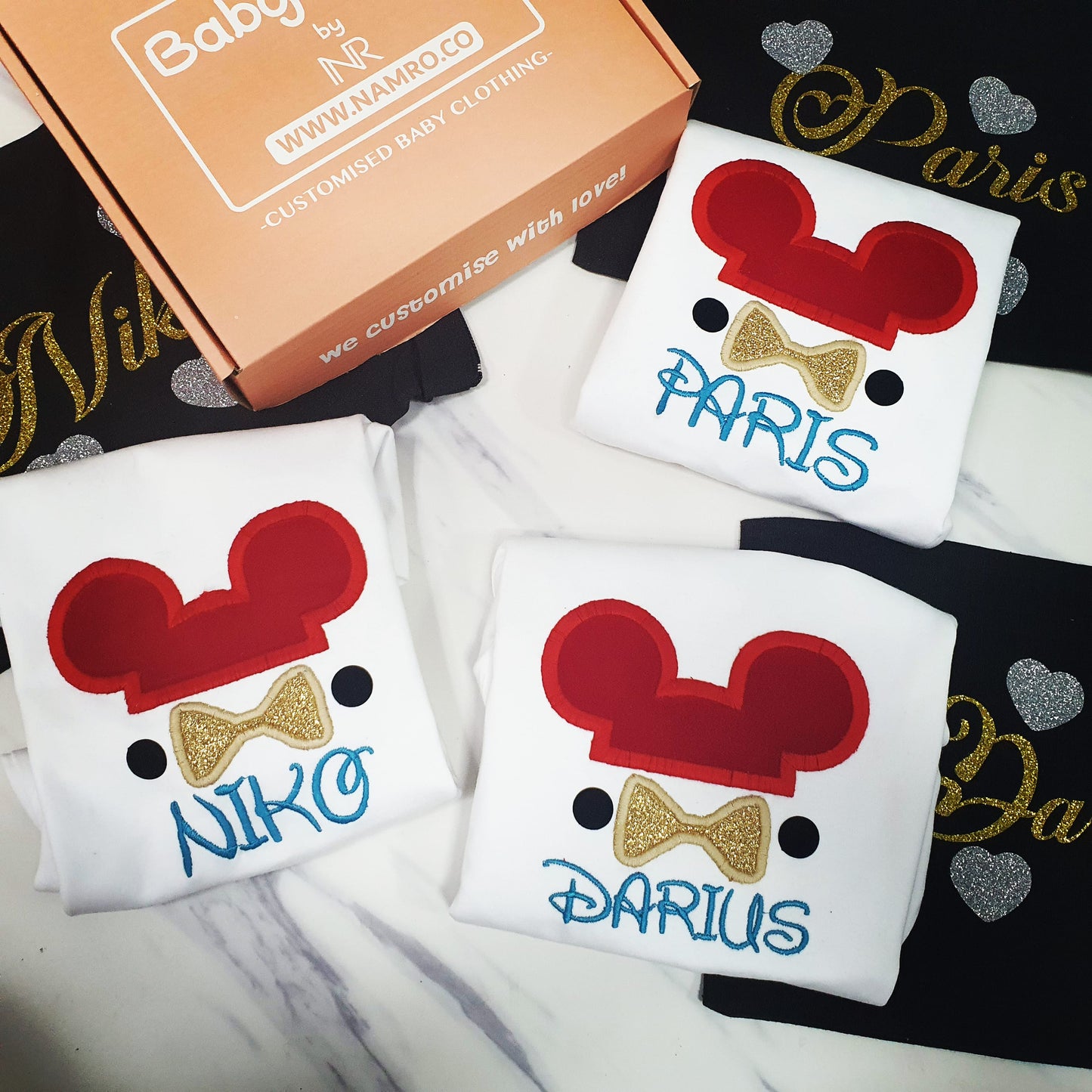 Disney Baby Boy Custom Name (Embroidery)