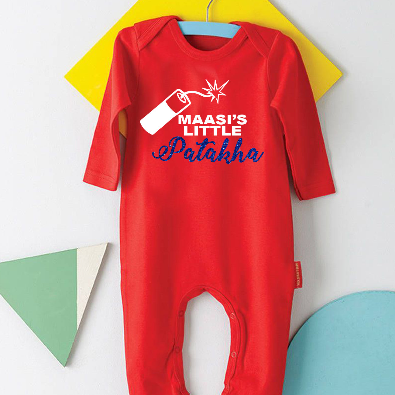 Maasi's Little Patakha (0-3 months Woollen Jumpsuit)