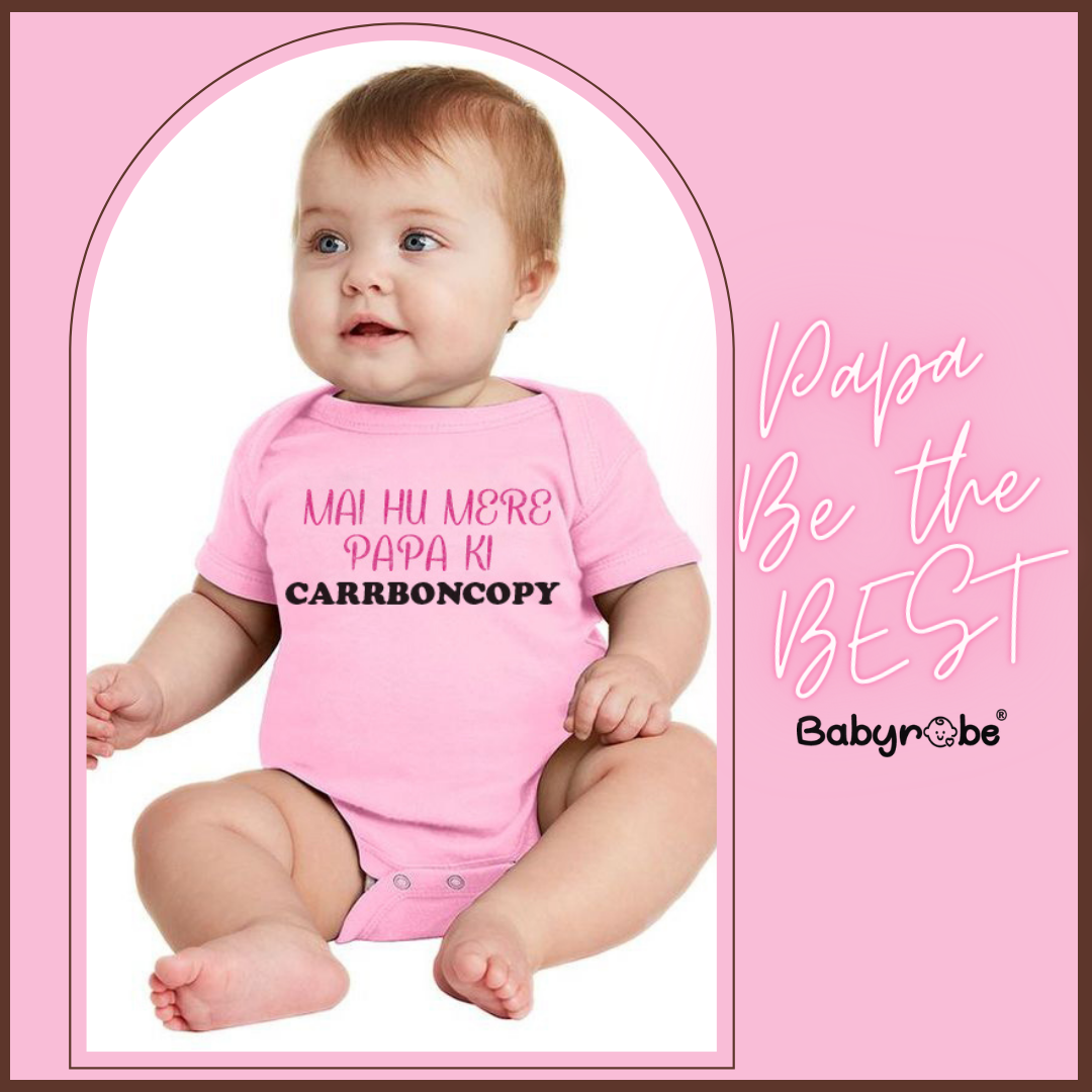"Cute baby romper with a custom graphic and soft cotton fabric"
