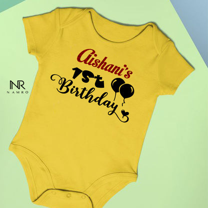 Custom Name First Birthday