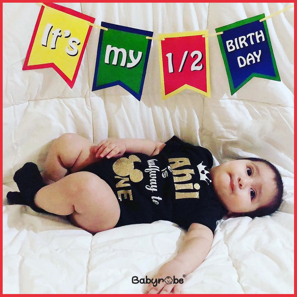 "Customizable baby jumpsuit with fun, custom name and design, Soft and comfortable baby jumpsuit"