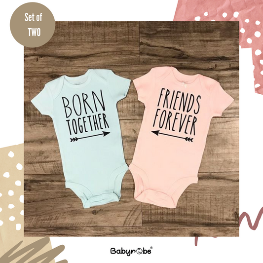 Born Together Friends Forever (Set of 2)