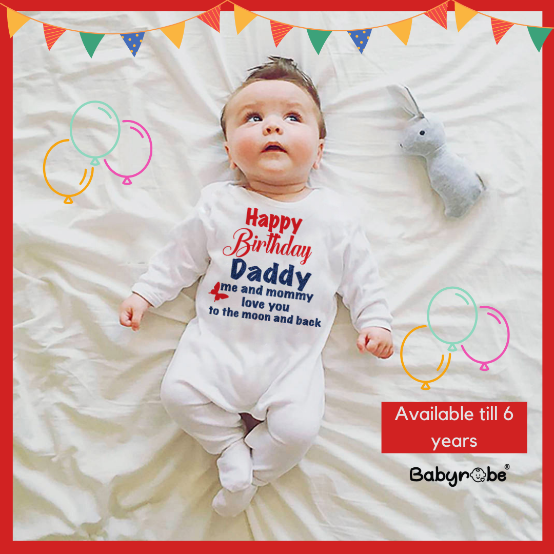 "Adorable custom jumpsuit for babies with unique artwork and cozy fit."