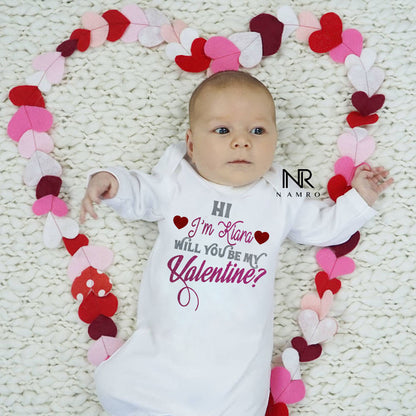 Custom Name Will You Be My Valentine?