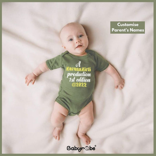 A X(NAME) & Y(NAME) Production-Baby Name at Back